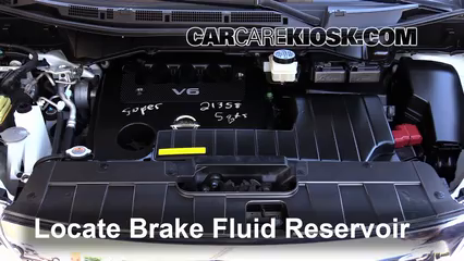 2012 Nissan Quest SV 3.5L V6 Brake Fluid Add Fluid